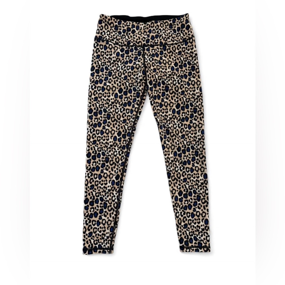 Victoria's Secret Leopard Print Leggings - Black and Tan